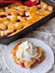 Cherry Cream Cheese Cobbler (Simple Dessert Recipe)