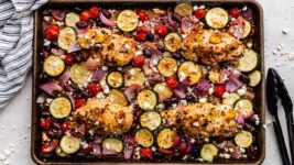 Sheet Pan Rooster & Sausage Dinners