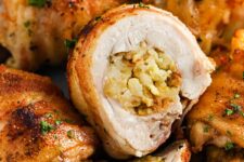 Stuffed Hen Thighs