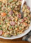 Hen Bacon Ranch Pasta Salad